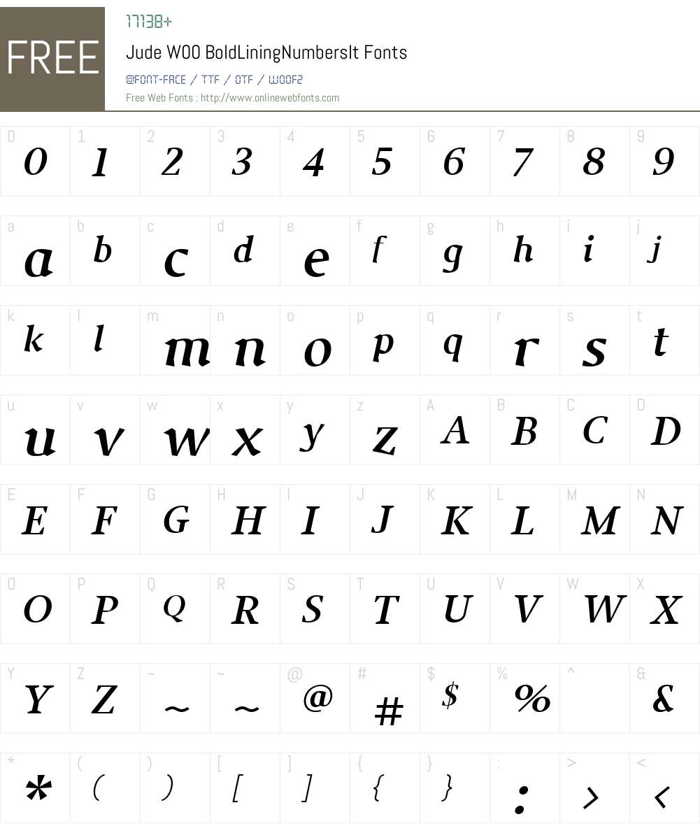 Jude Font Screenshots
