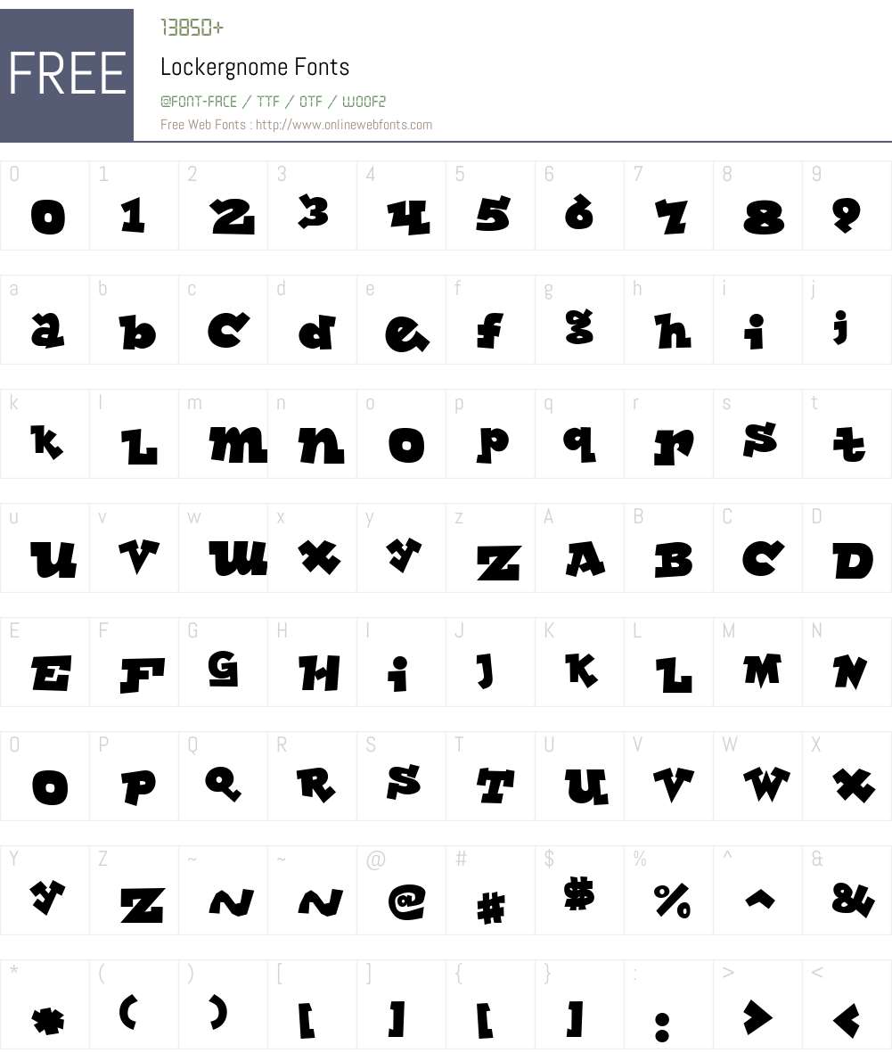 Lockergnome Font Screenshots