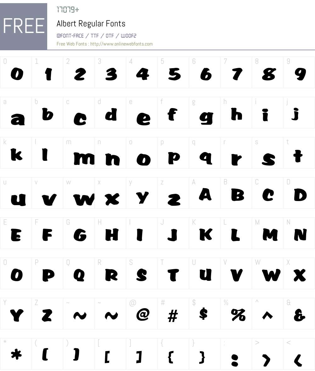 Albert Font Screenshots
