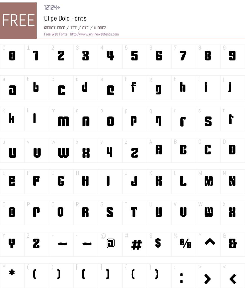 Clipe Bold Macromedia Fonographer 4.1J 00.3.31 Fonts Free Download ...