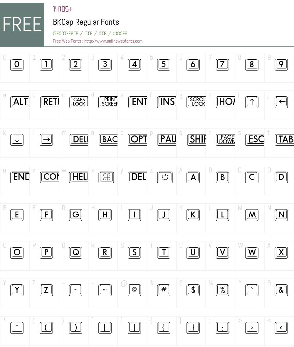 BKCap Regular Altsys Metamorphosis:3/8/92 Fonts Free Download ...
