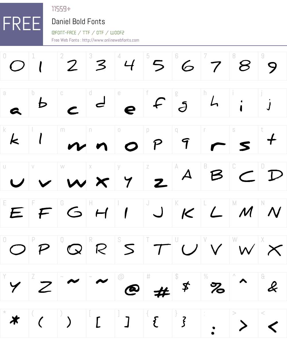 Daniel Font Screenshots