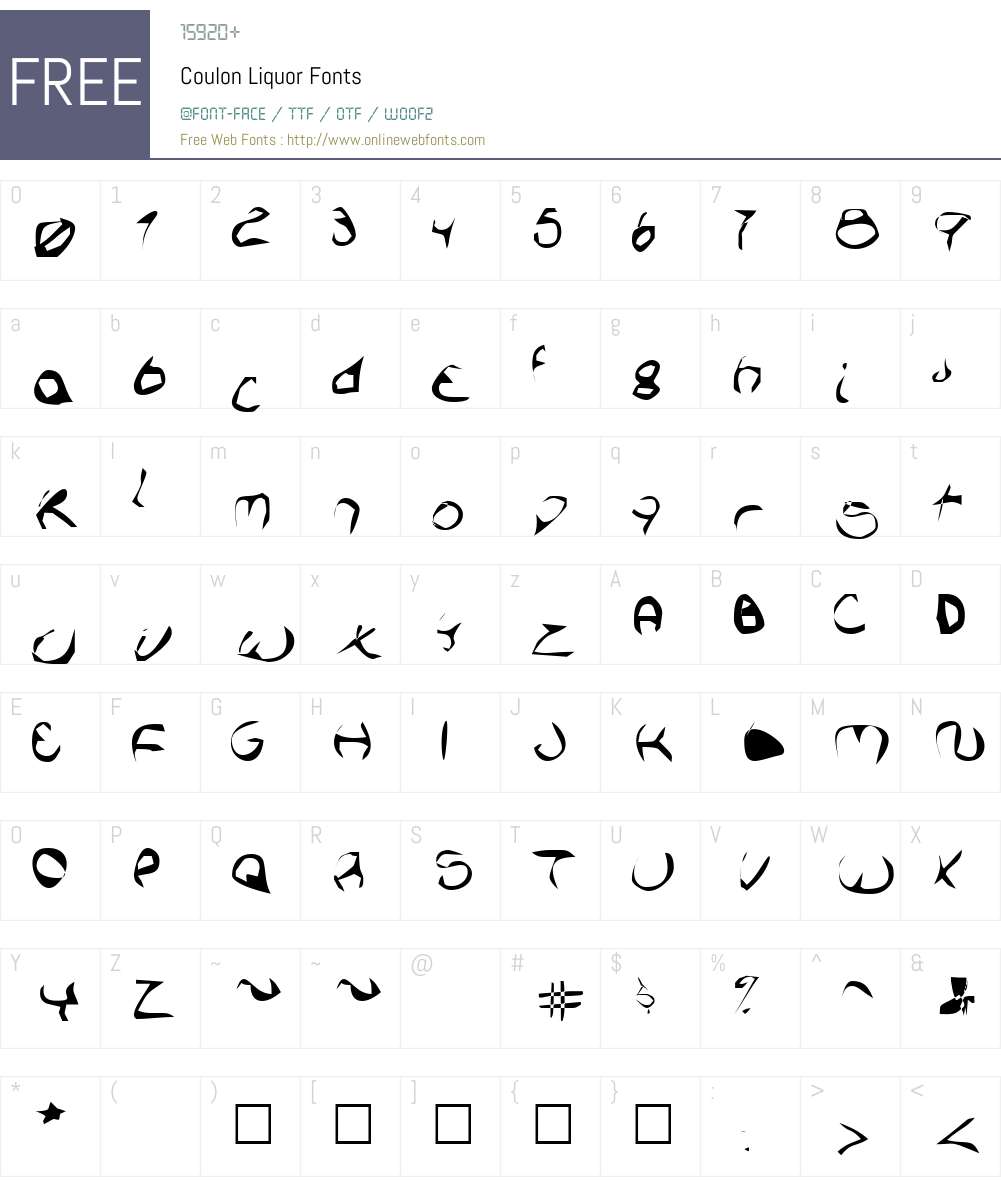 Barrakuda Font Screenshots
