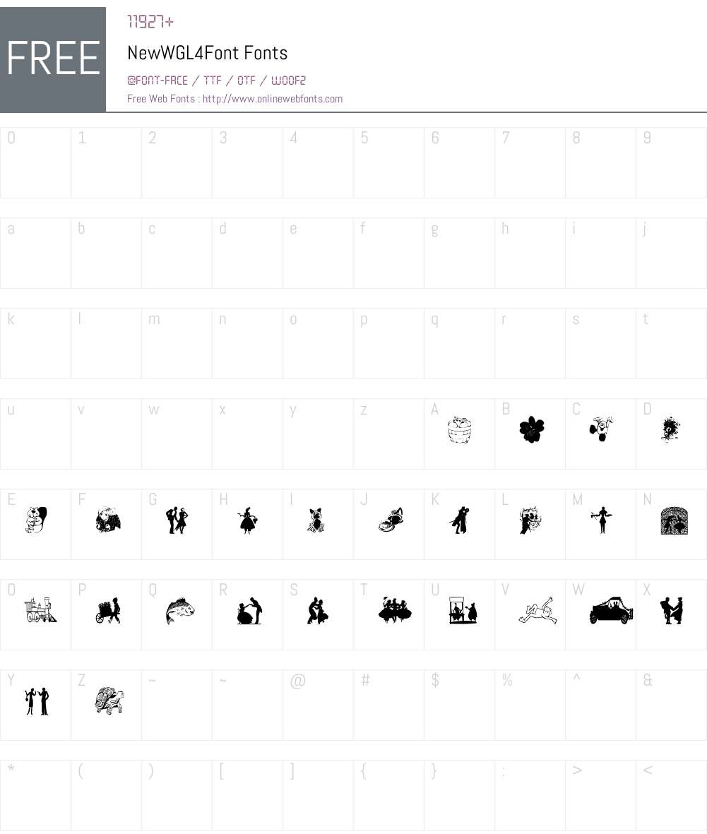 NewWGL4Font Font Screenshots