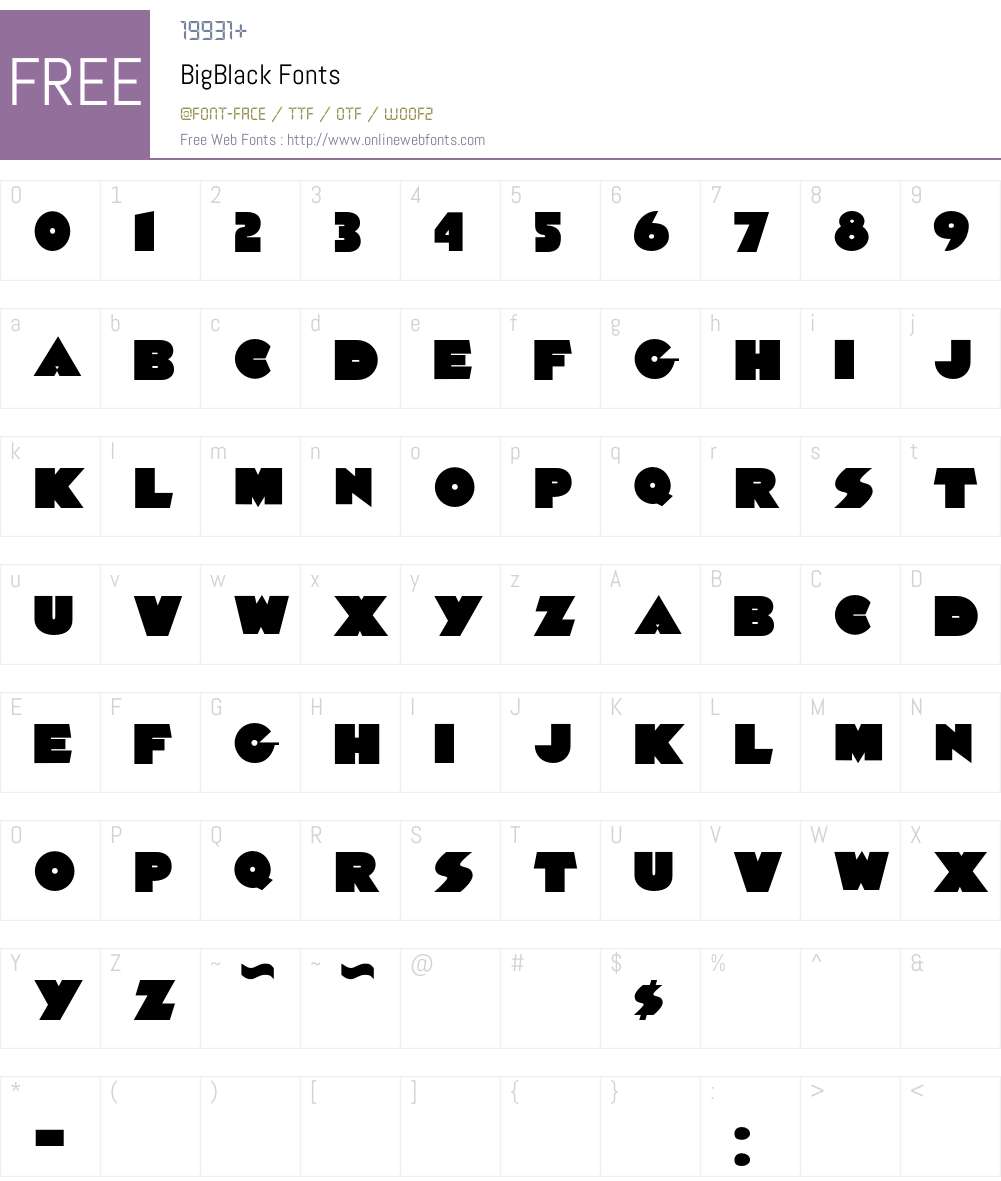 Big Font Screenshots