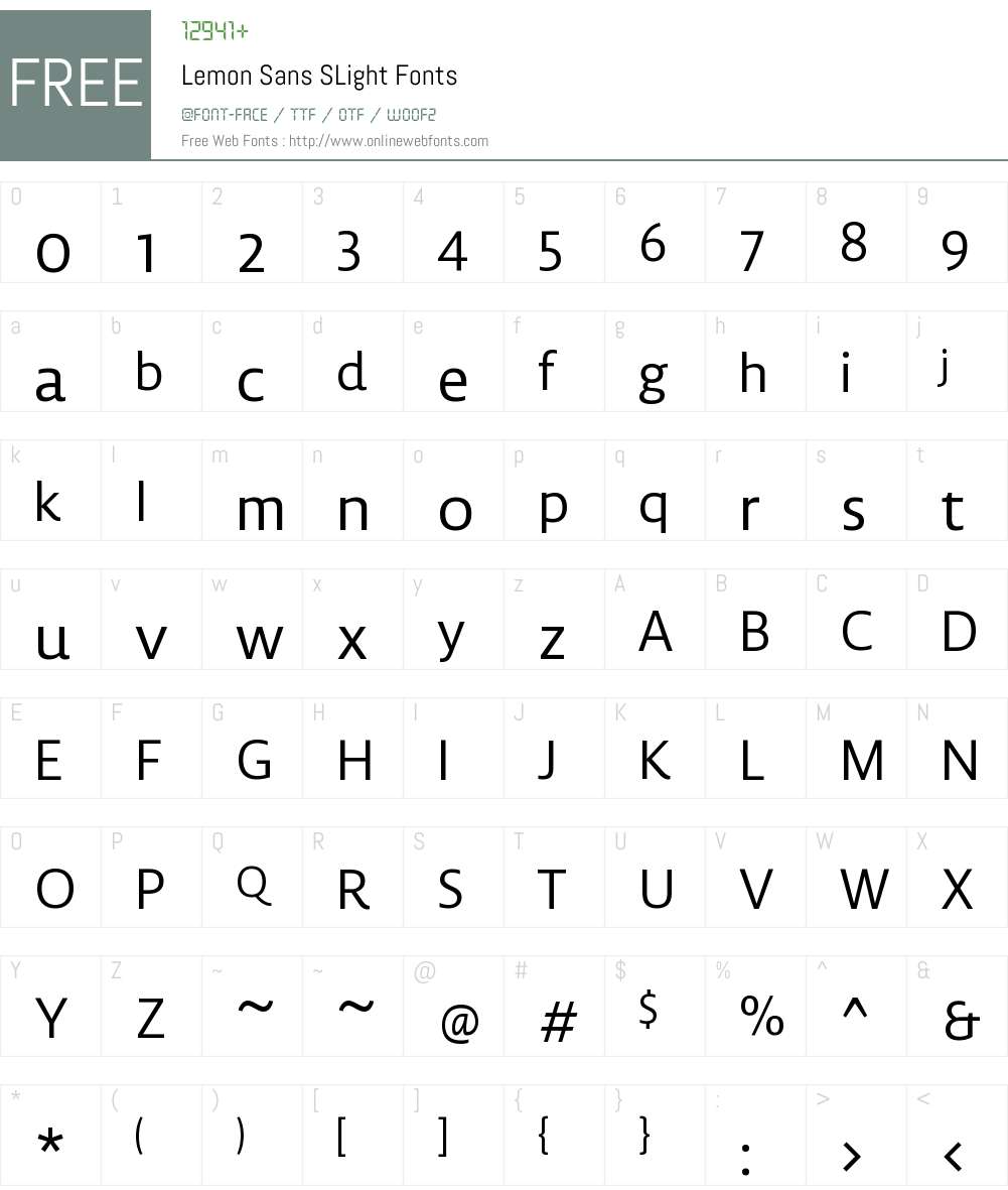 EBLiBgFKvtPVPRRJCwWf Font Screenshots