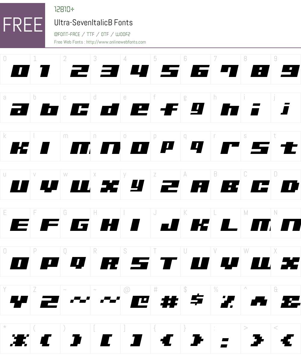 Ultra Font Screenshots