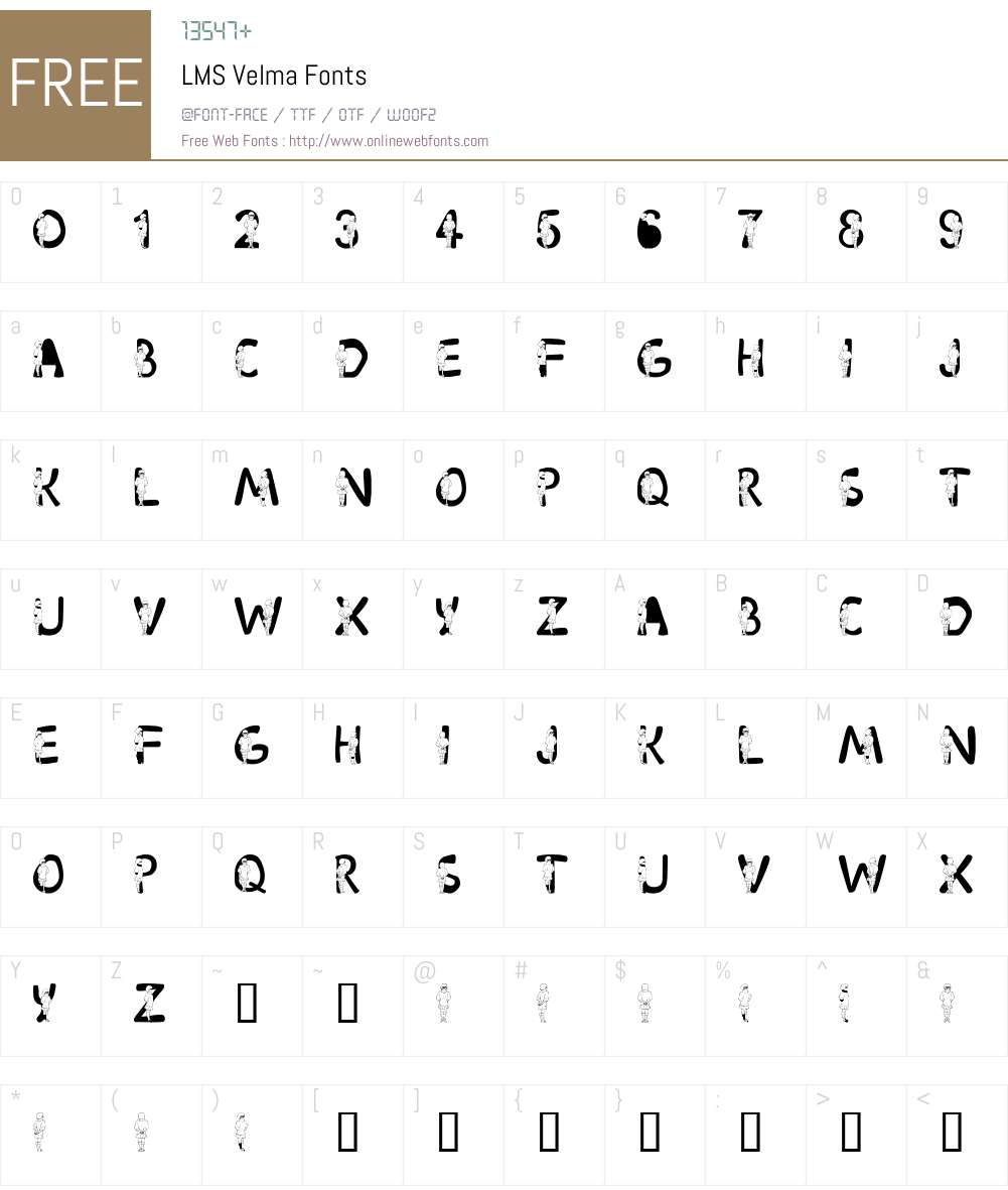 LMS Velma Font Screenshots