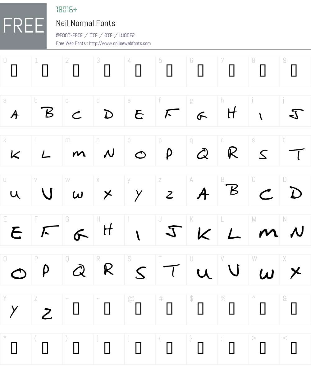 Neil Font Screenshots