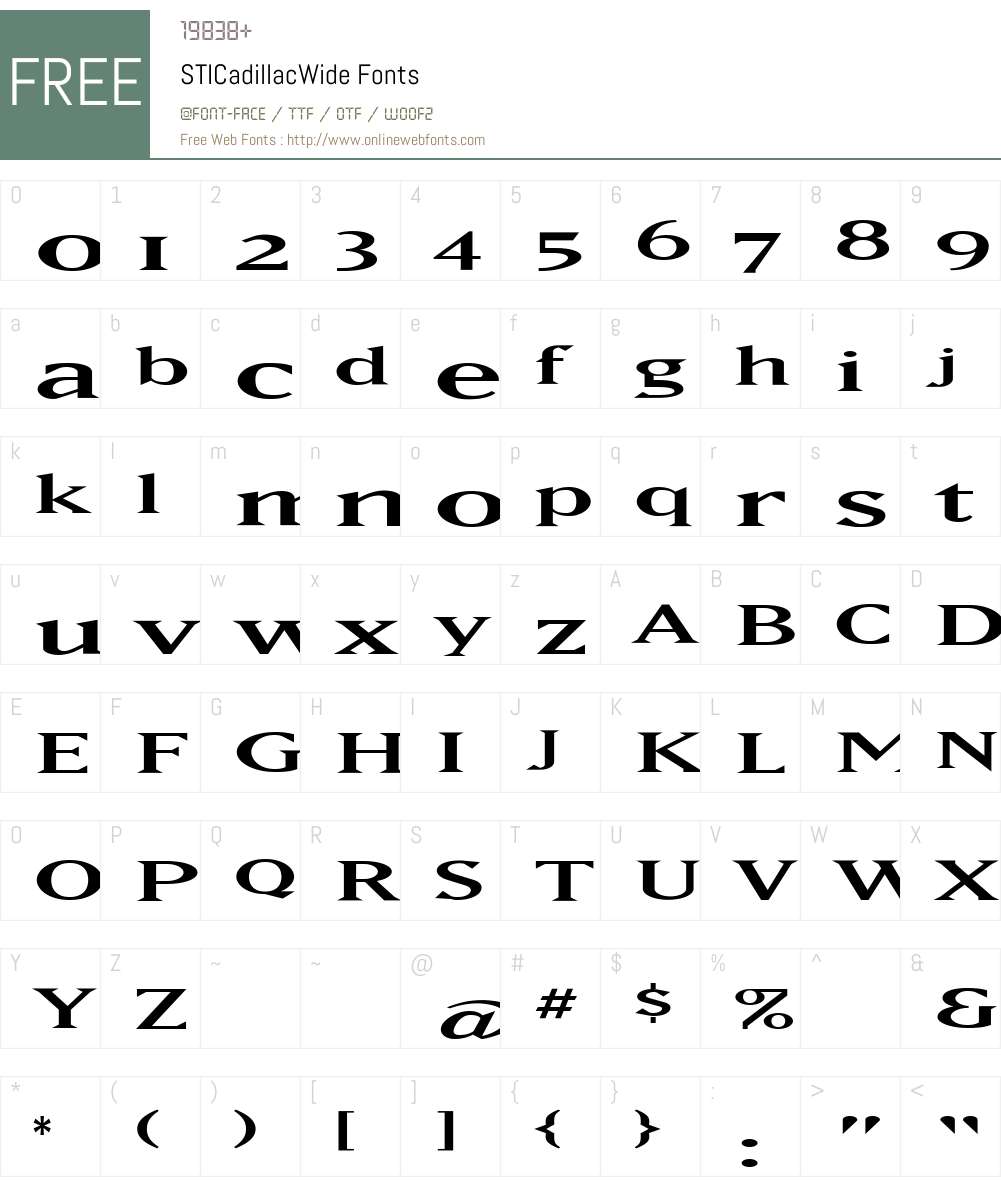 S Font Screenshots
