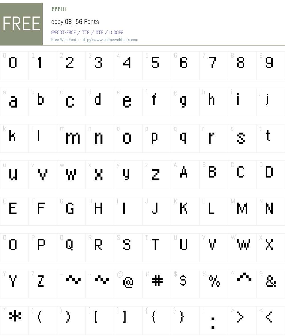 copy 08_56 Font Screenshots