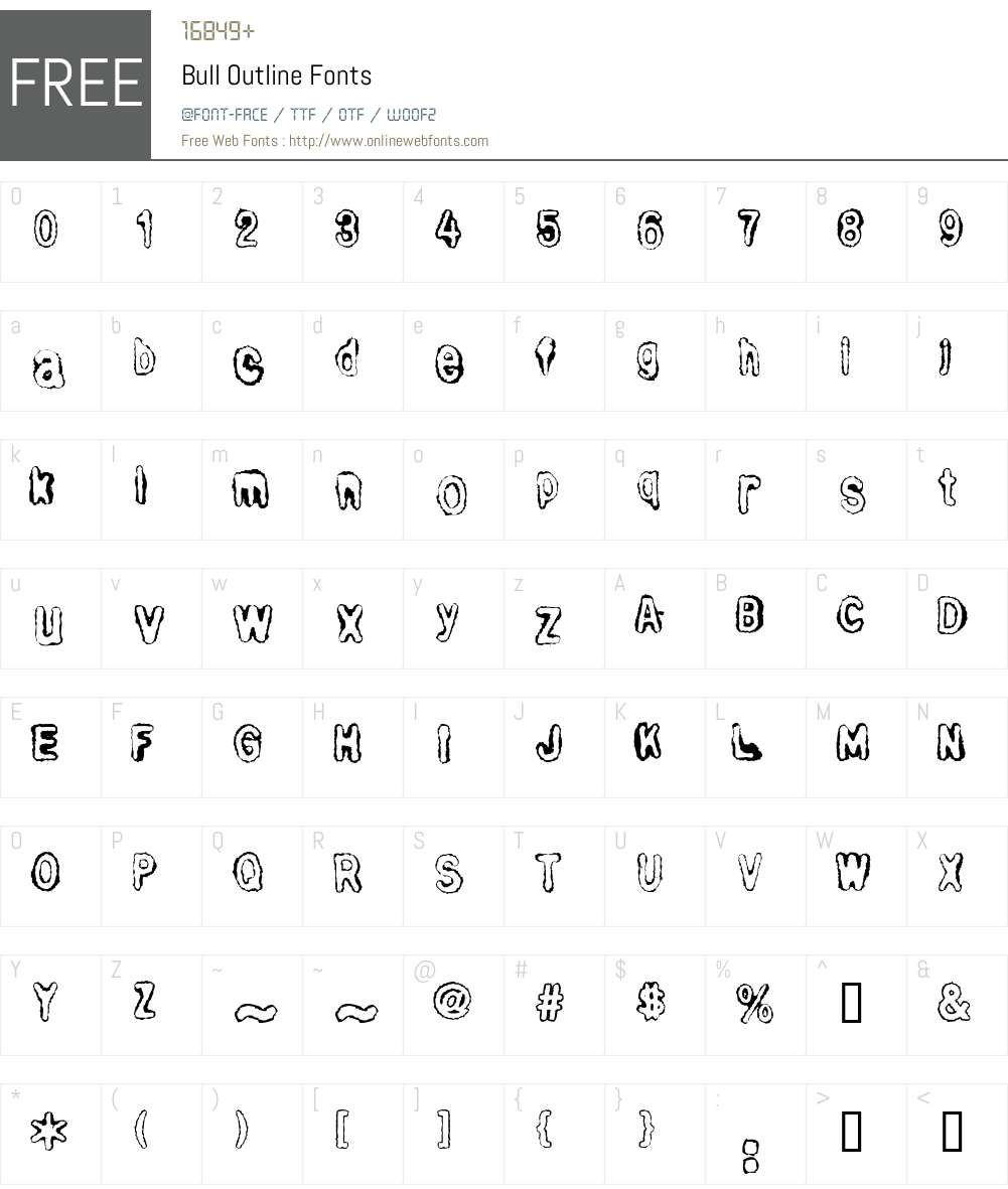 Bull Font Screenshots