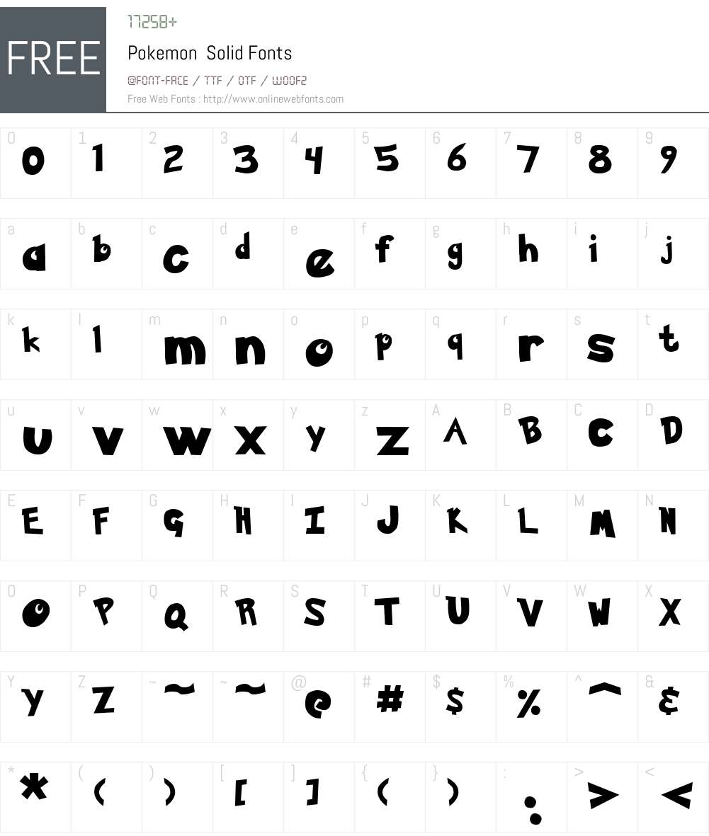 Pokemon Font / Pokemon font | Pokemon font, Cross stitch alphabet ... / Neale davidson designed this awesome font using comic lettering.