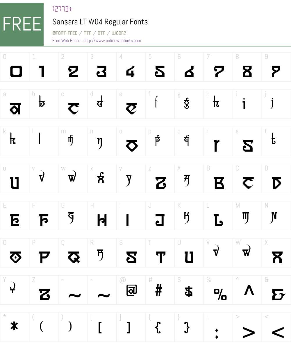Linotype Sansara Font Screenshots