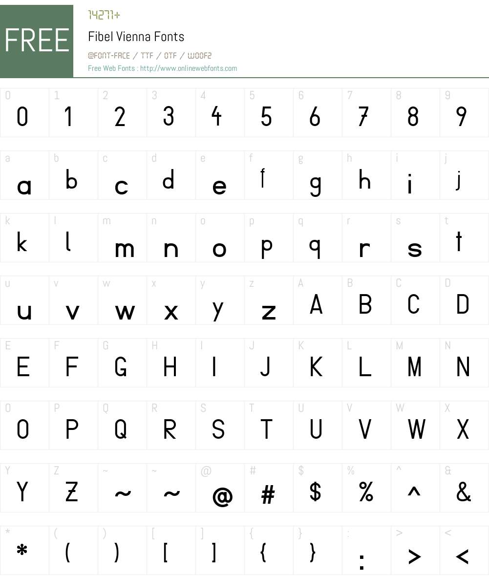Fibel Vienna Font Screenshots