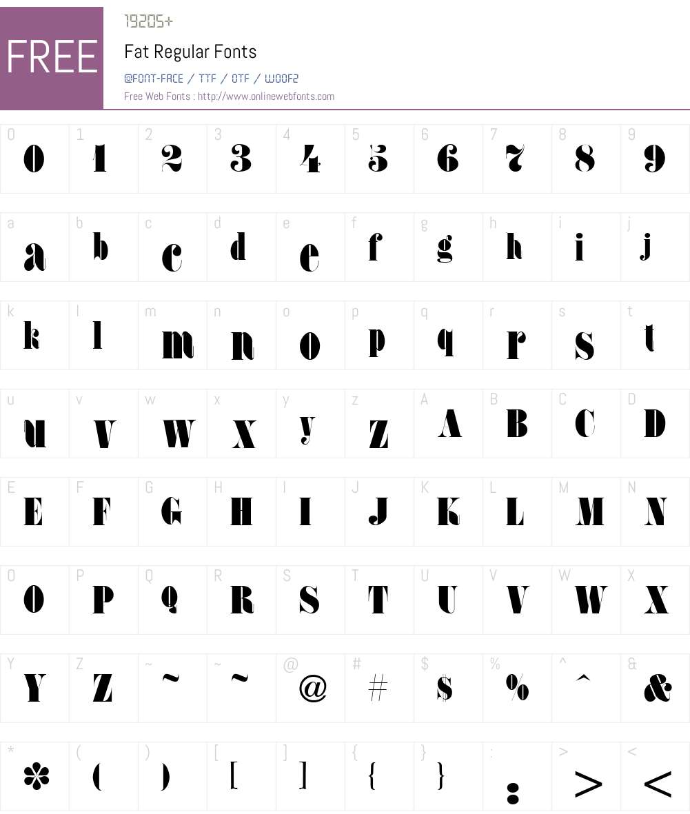 Fat Font Screenshots