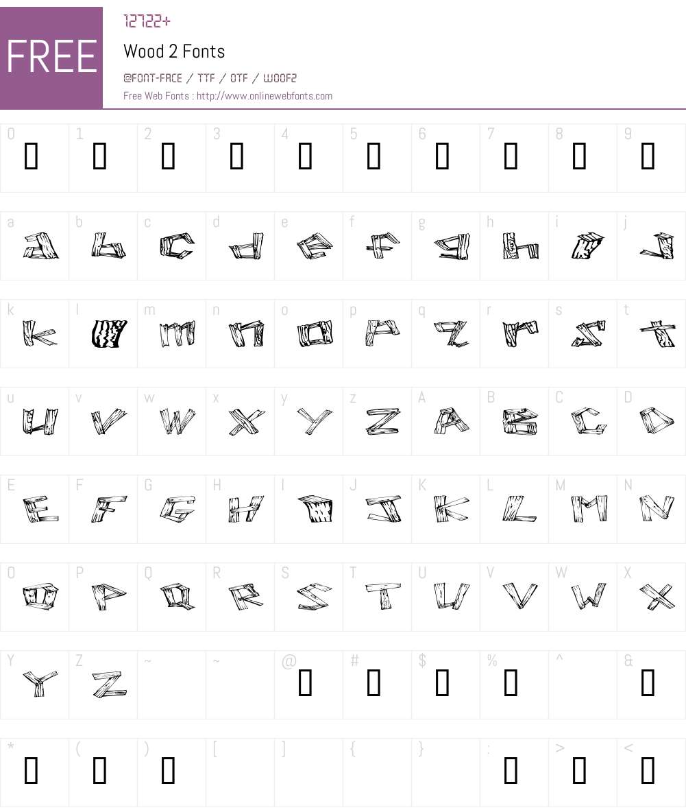 Wood 2 Macromedia Fontographer 4.1 7/16/02 Fonts Free Download ...