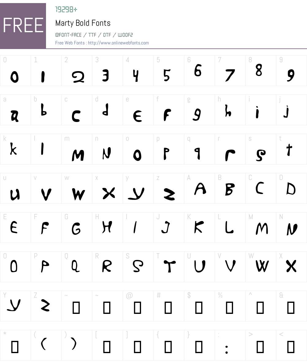Marty Font Screenshots