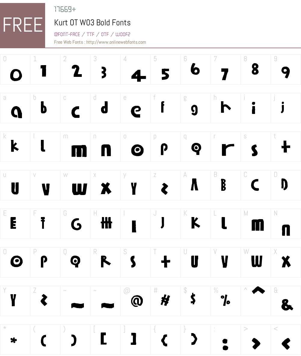 FF Kurt Font Screenshots