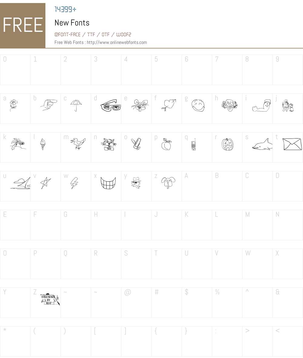 New Font Screenshots