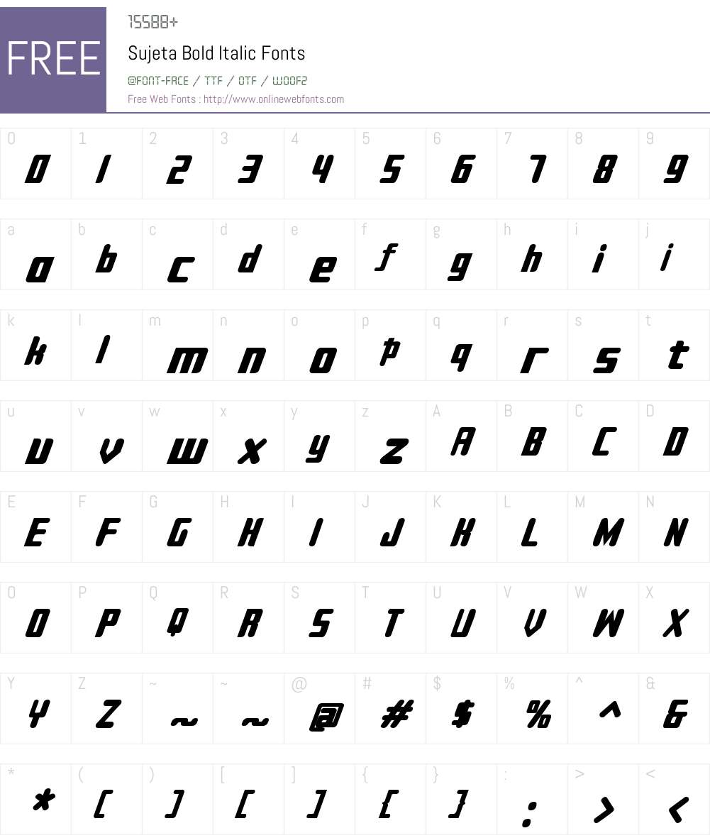 Sujeta Font Screenshots
