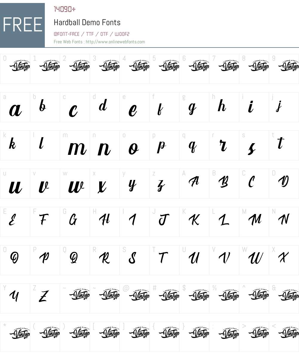 Hardball Demo 1.002;Fontself Maker 3.5.7 Fonts Free Download