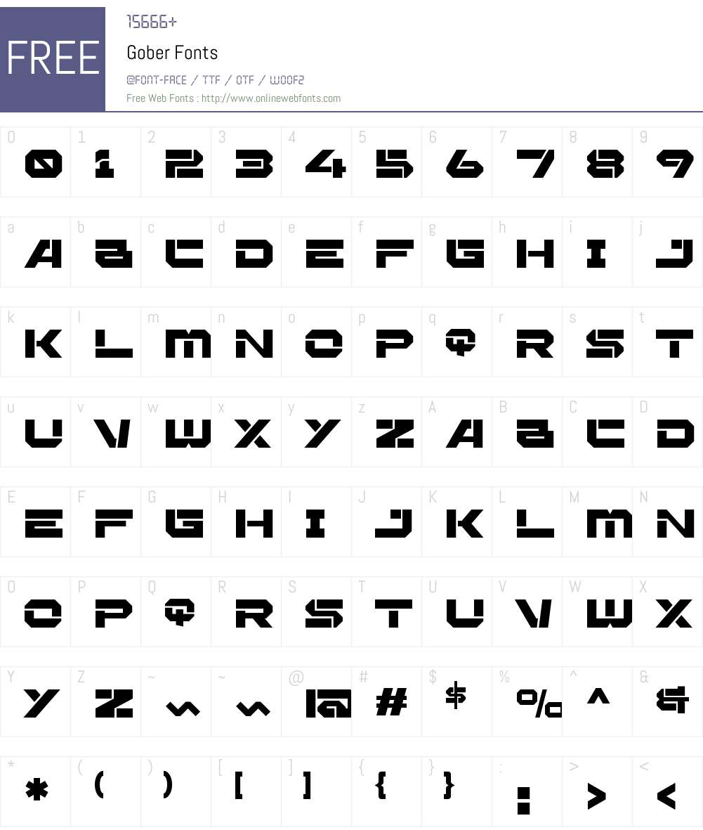 Gober 1.001;Fontself Maker 3.5.7 Fonts Free Download - OnlineWebFonts.COM
