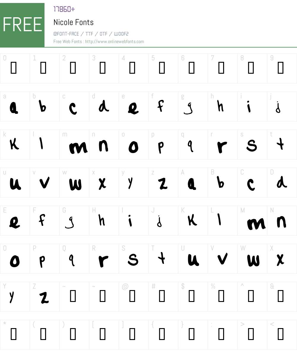 Nicole Font Screenshots
