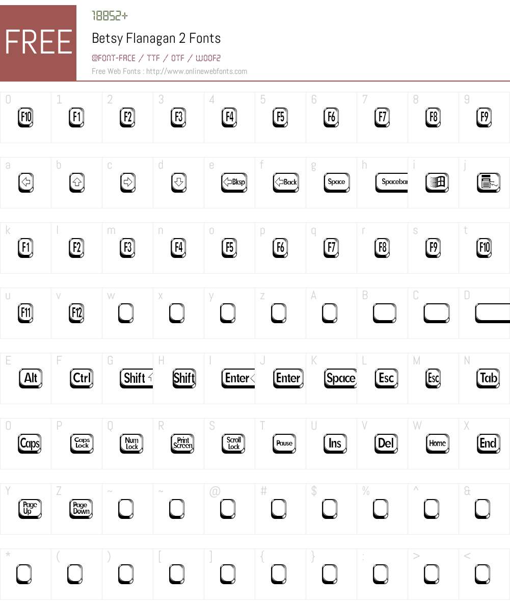 Betsy Flanagan 2 Font Screenshots