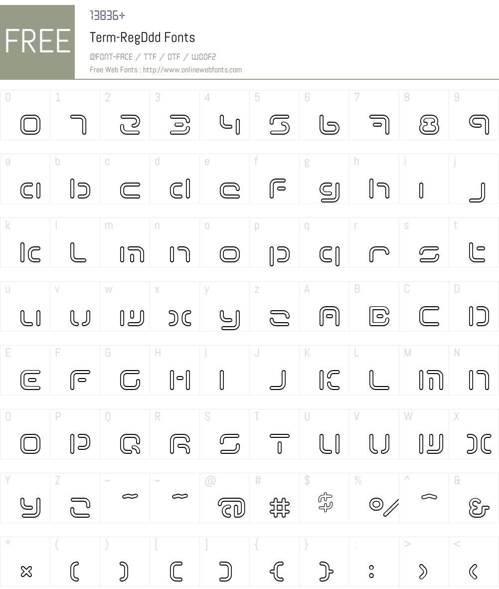 Term Font Screenshots