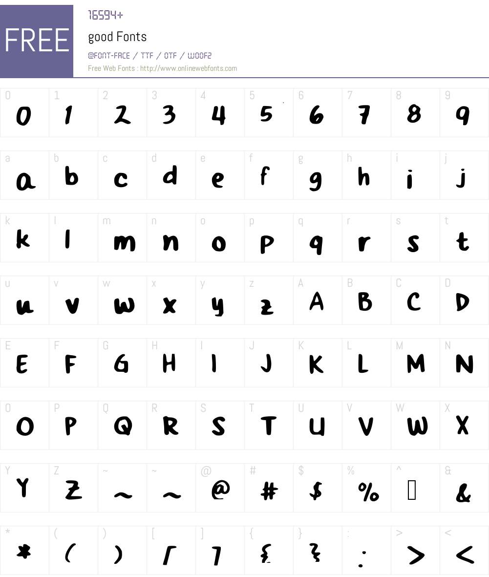 good Font Screenshots