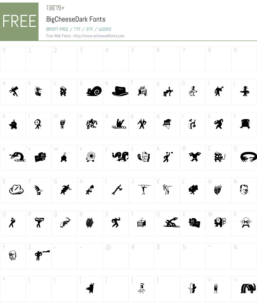 BigCheeseDark Font Screenshots