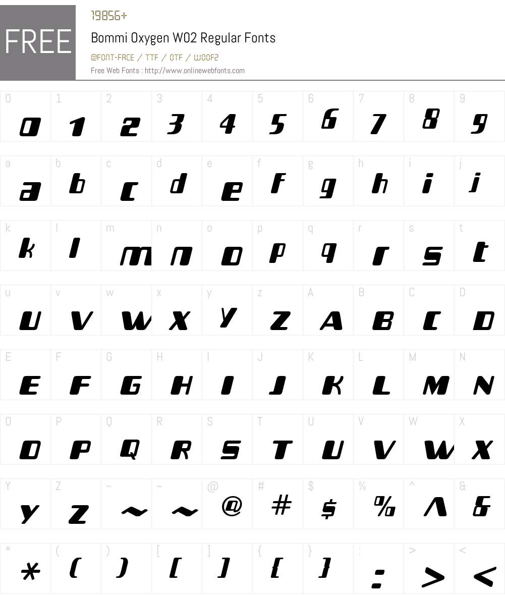 Bommi Font Screenshots