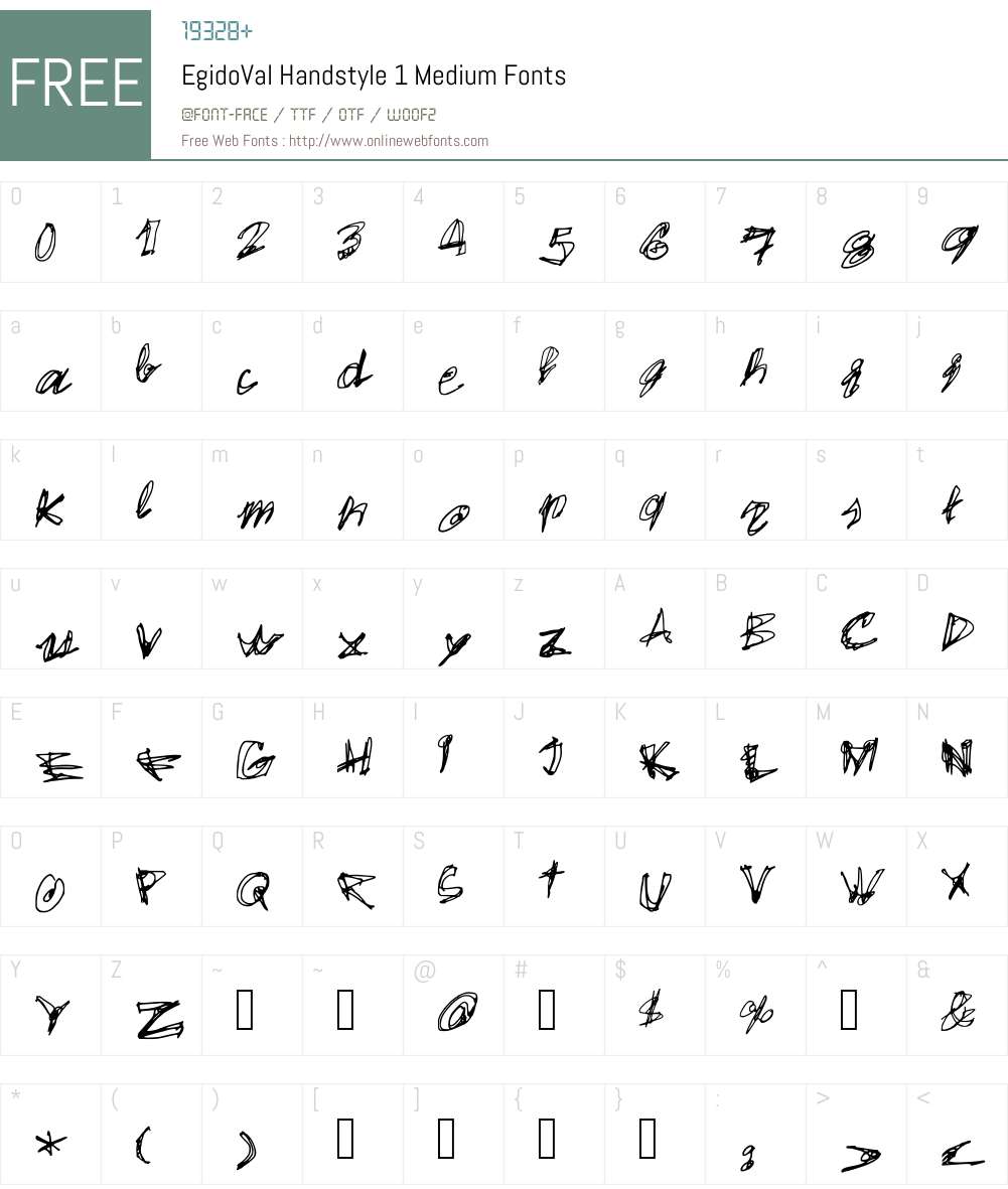 Egido Val Font Screenshots