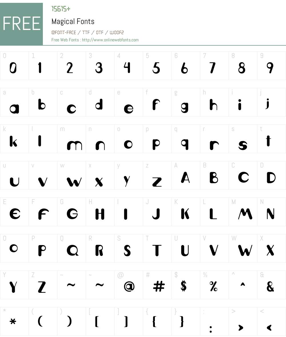 Magical Font Screenshots