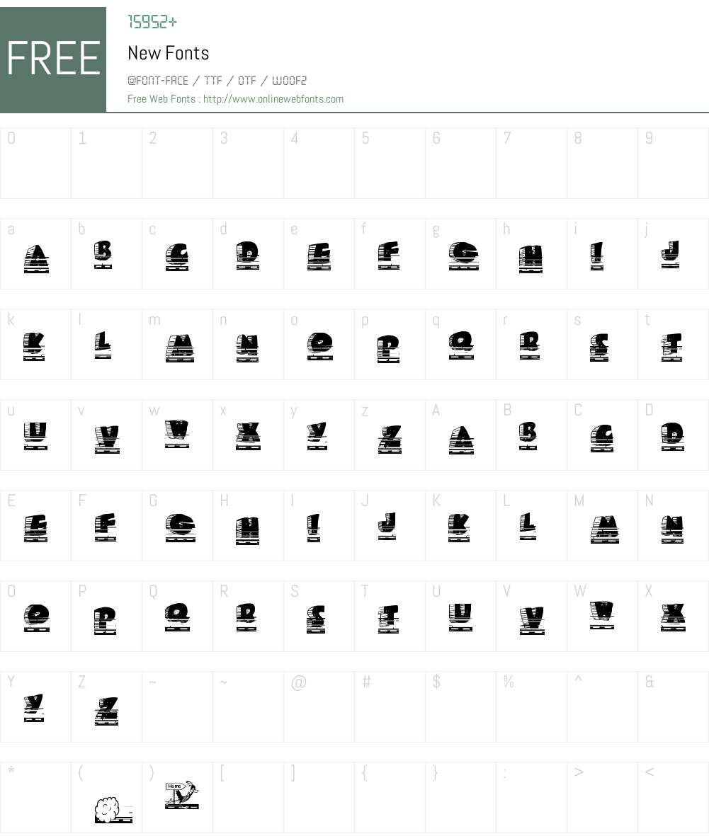 New Font Screenshots