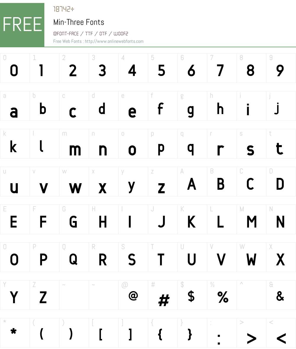 Min Font Screenshots