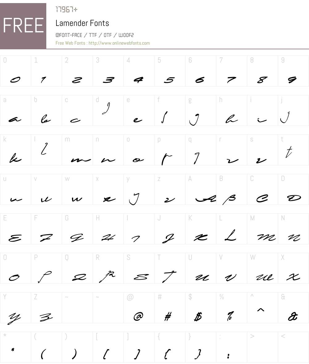 Lamender 1.004;Fontself Maker 1.1.0 Fonts Free Download ...