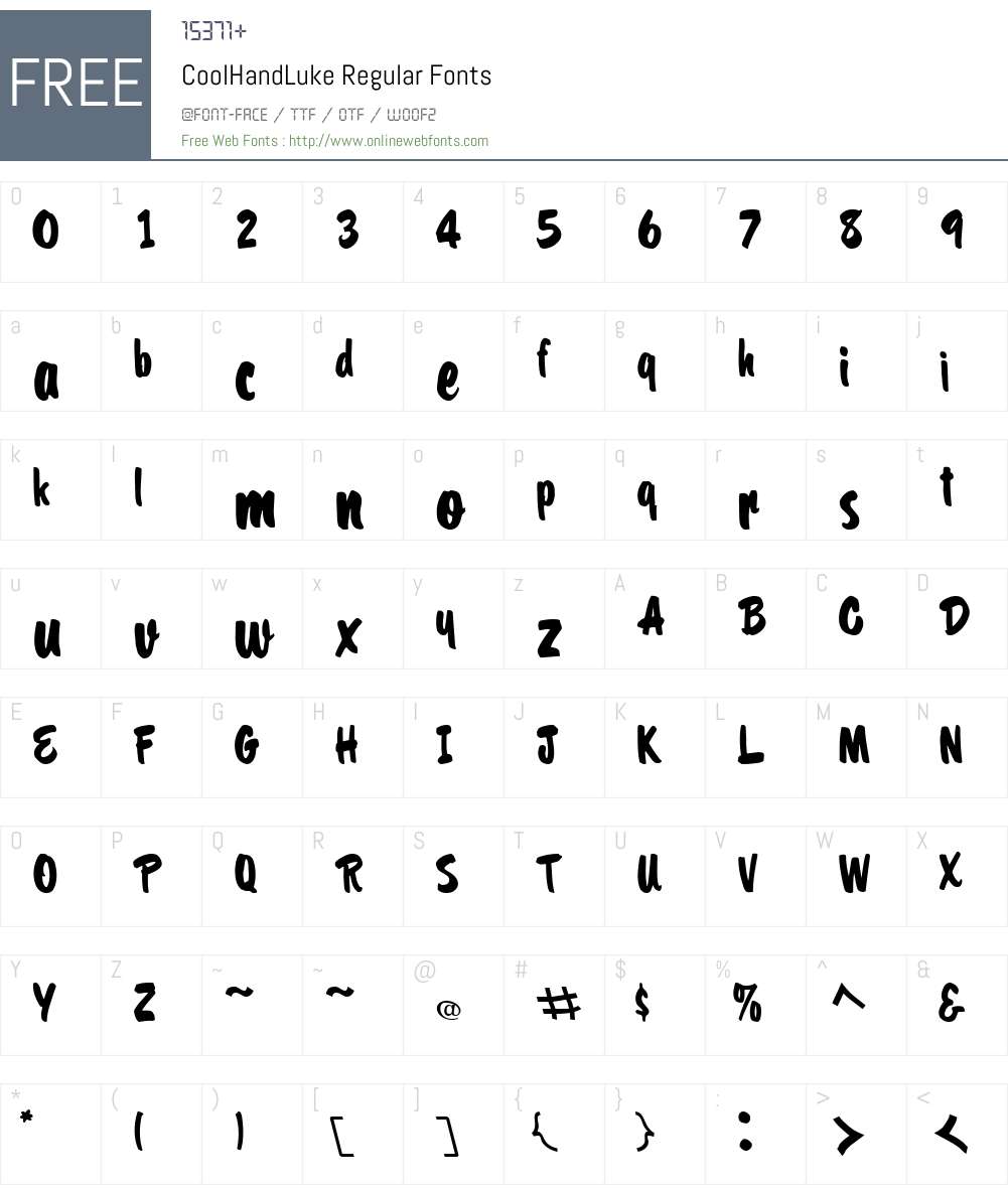 CoolHandLuke Altsys Metamorphosis:10/27/94 Fonts Free Download ...