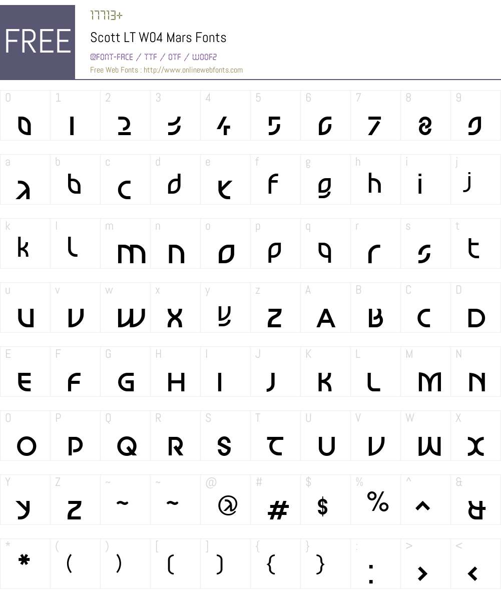Linotype Scott Font Screenshots