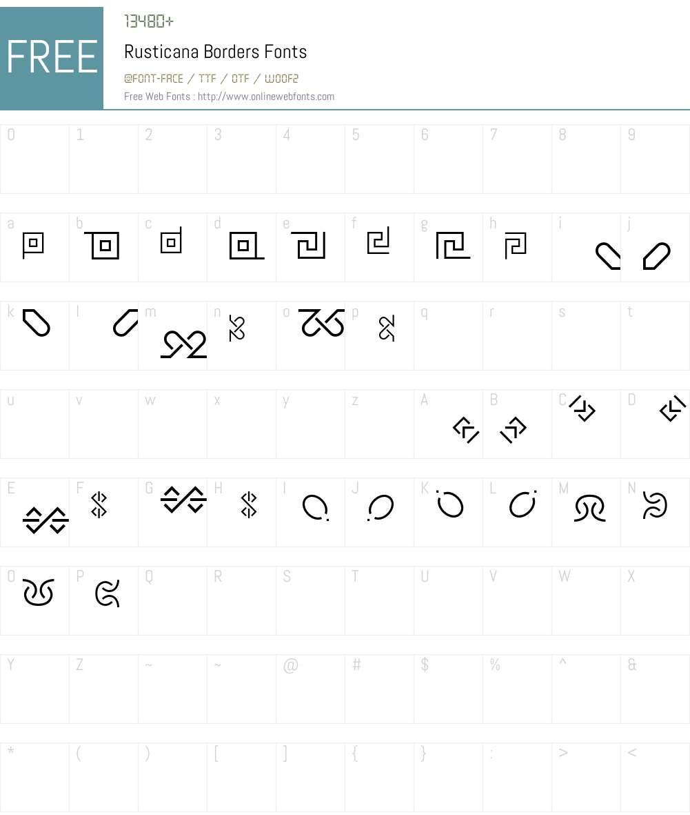 Rusticana Font Screenshots