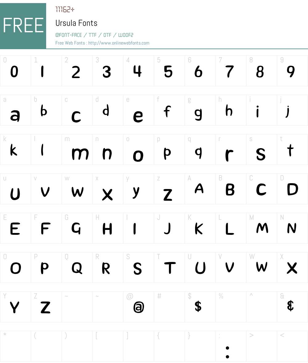Ursula Font Screenshots