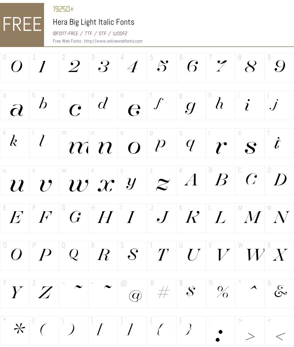 Hera Big Font Screenshots