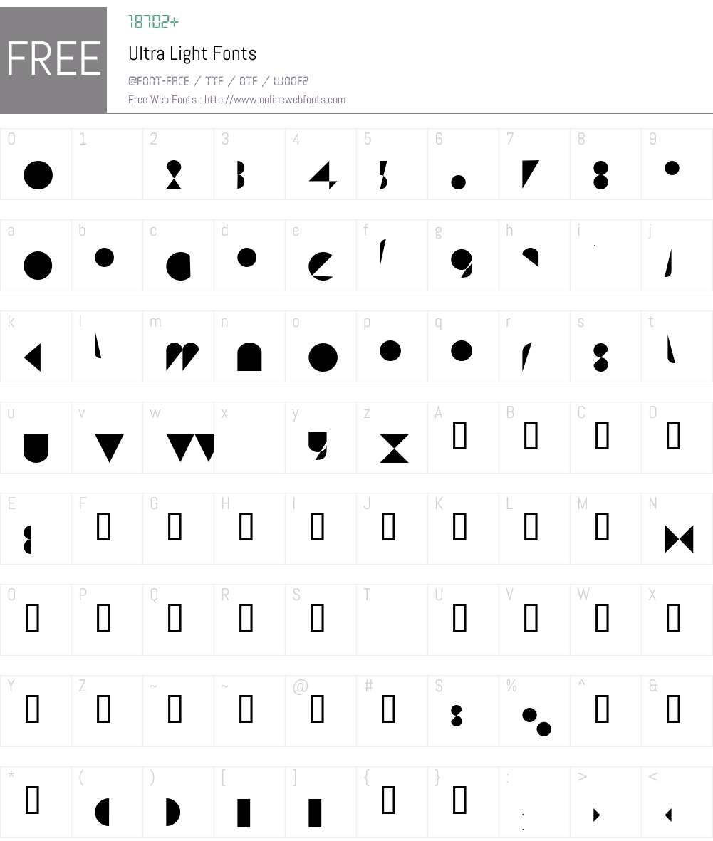 Ultra Font Screenshots