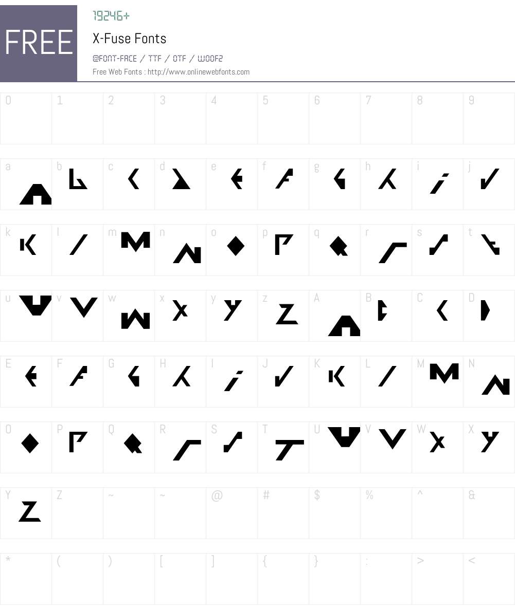 X Font Screenshots