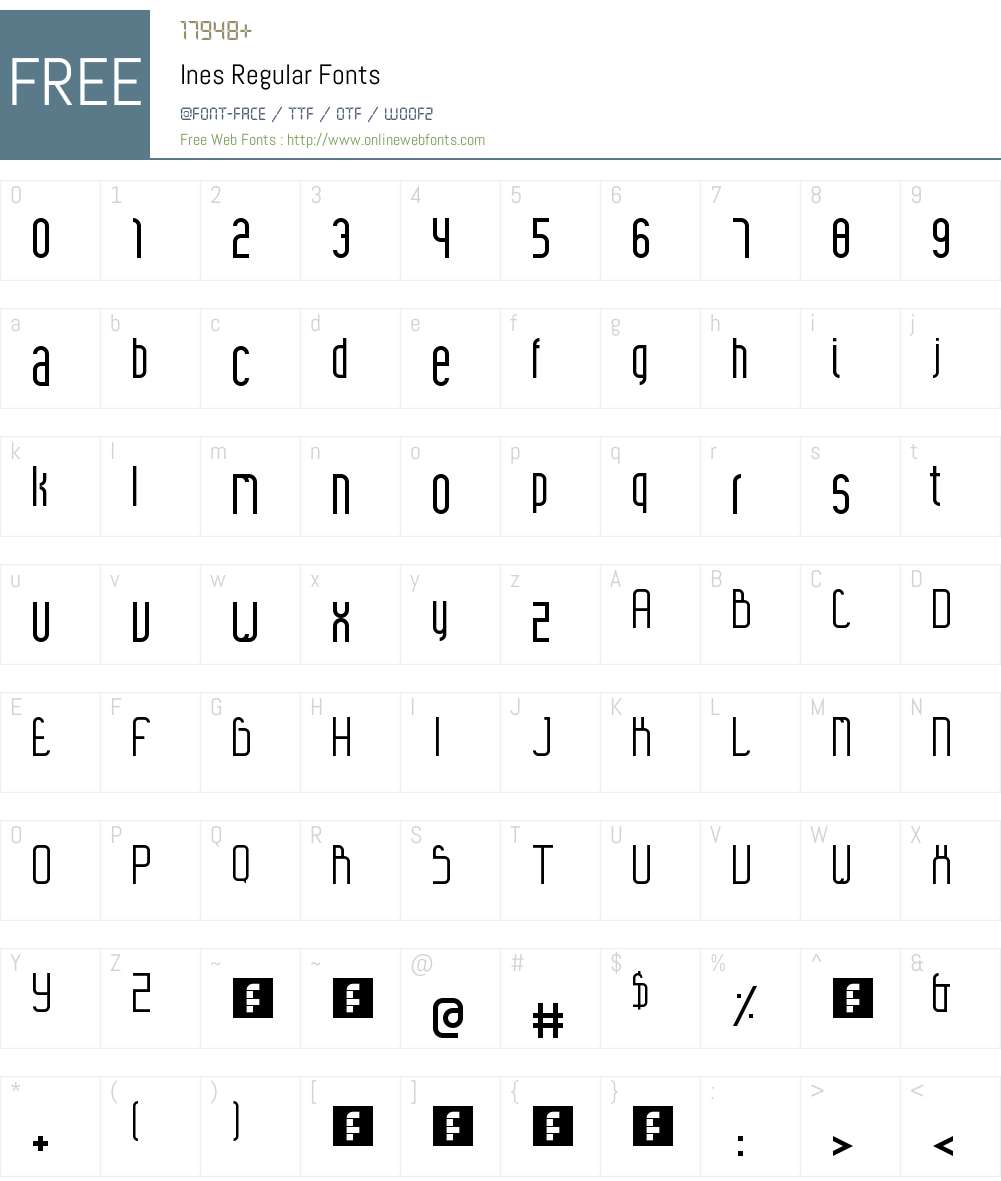 Ines Font Screenshots
