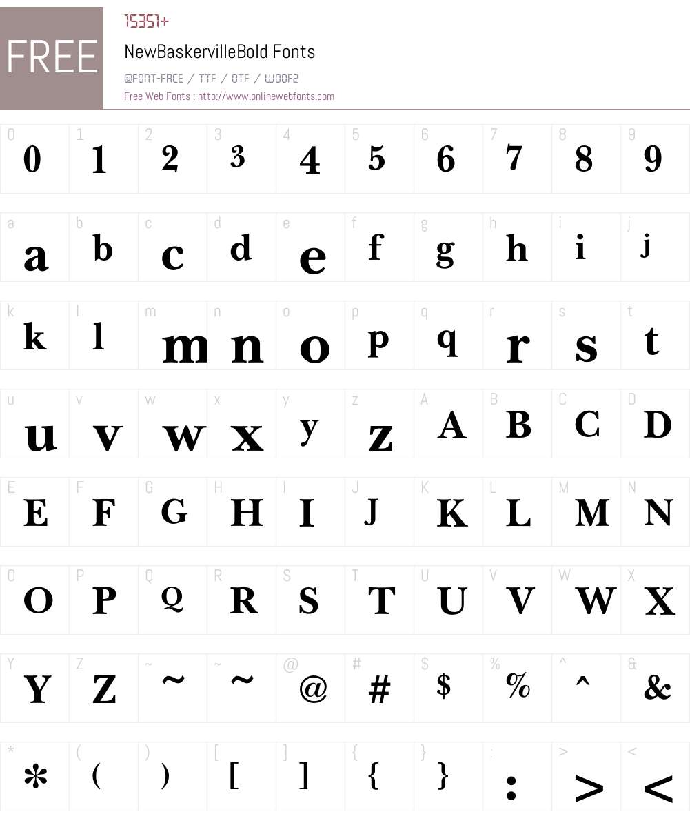 New Font Screenshots