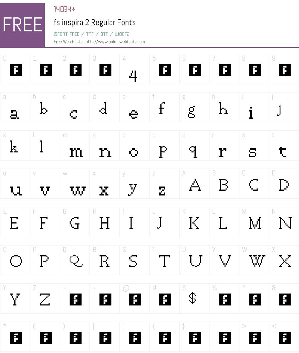 fs inspira 2 Font Screenshots