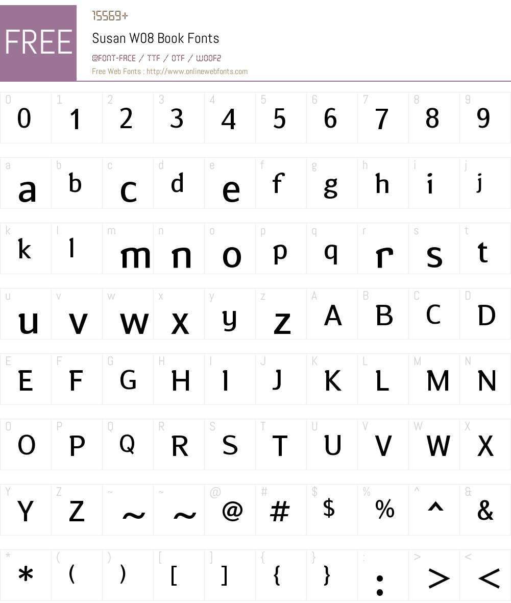 Susan Font Screenshots