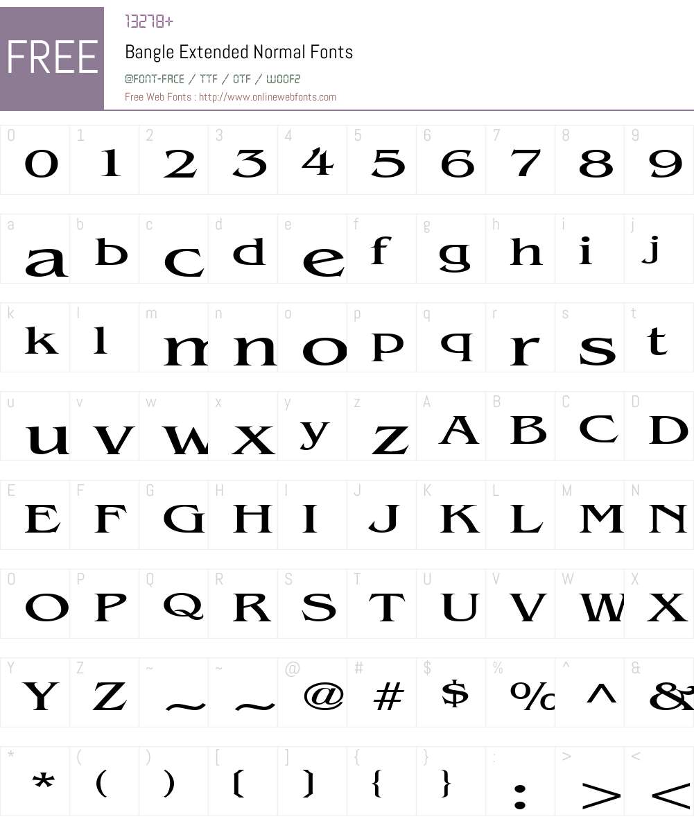 Bangle Extended Font Screenshots